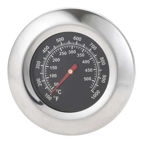 100-1000°F 3" Dial Fahrenheit Thermometer Oven Barbecue Pit Grill Thermometer