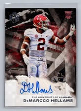 DEMARCCO HELLAMS 2023 CHRONICLES DRAFT GRIDIRON KINGS ROOKIE AUTO CARD #GK-DHE. rookie card picture