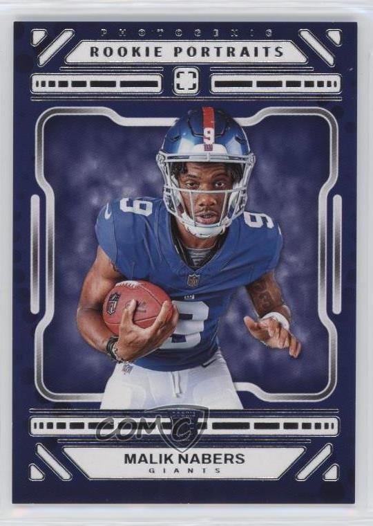 2024 Panini Photogenic Rookie Portrait Malik Nabers #198 Rookie RC 1iu8