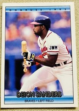 1992 Donruss Deion Sanders #564 Atlanta Braves