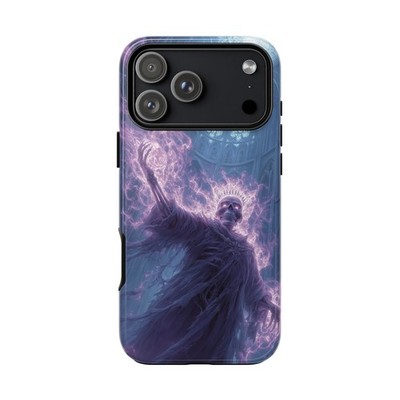 Phone Ink - iPhone/Galaxy/Pixel Case - Purple Lich Skeleton Spellcaster