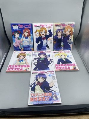 Love Live! School Idol Project Lot Of 7 Japanese Manga Comics Flaws Read
