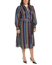 Marella Plus Tie Waist Shirtdress Women's