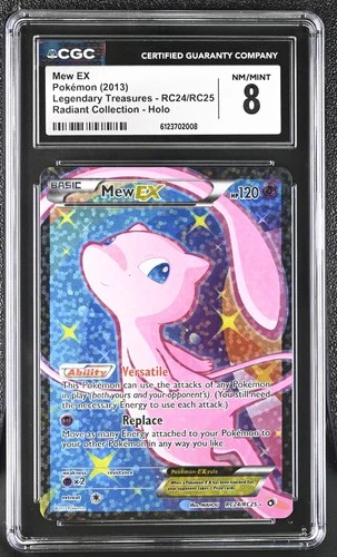 MEW EX Legendary Treasures Radiant Collection #RC24 CGC 8 Pokemon [Nostalgium]