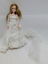 Vintage Dawn Doll Wedding Bell Dream 0815 Deluxe Redding Topper Hong Kong 1970s