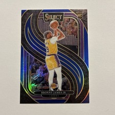 Bronny James 2024-25 Select Prizms Blue Refractor Premier Level Rookie #179