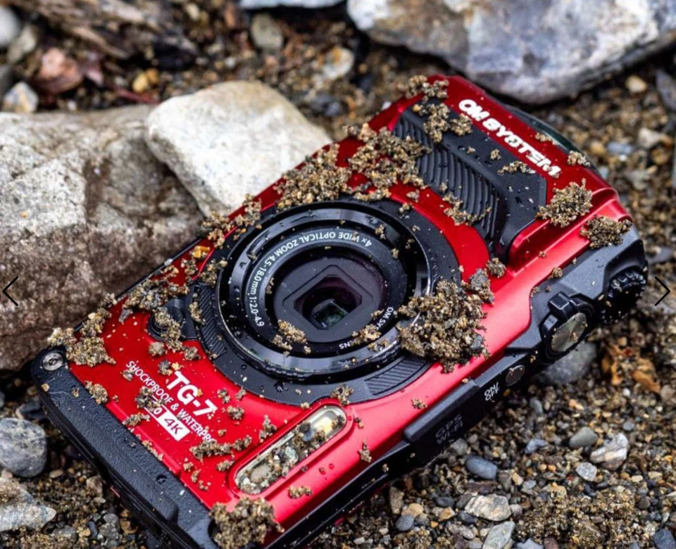 OM System Tough TG-7 Digital Camera - red **FREE SHIPPING** - Image 3 of 4