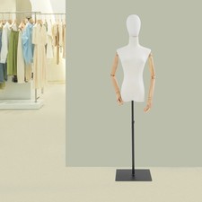 New Mannequin Body Dress Form Torso Female Manikin Height Adjustable Flexibility
