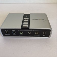Startech ICUSBAUDIO7D 7.1 USB SOUND CARD EXTERNAL SPDIF AUDIO EXTERNAL SOUND CAR