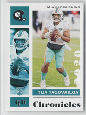 Tua Tagovailoa Rookie 2020 Panini Chronicles #60 Dolphins Football Card RC. rookie card picture