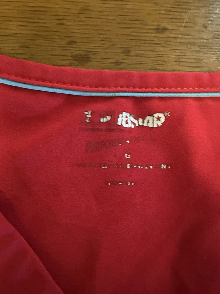 Valentine’s Day/Heart/Love Scrub Tops Women’s Size Large Bundle Of 3 - Image 3 of 4