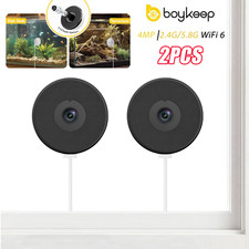 2PCS boykeep Window Camera - Replaces Outdoor Cameras | 2.4/5GHz Wi-Fi | 3MP