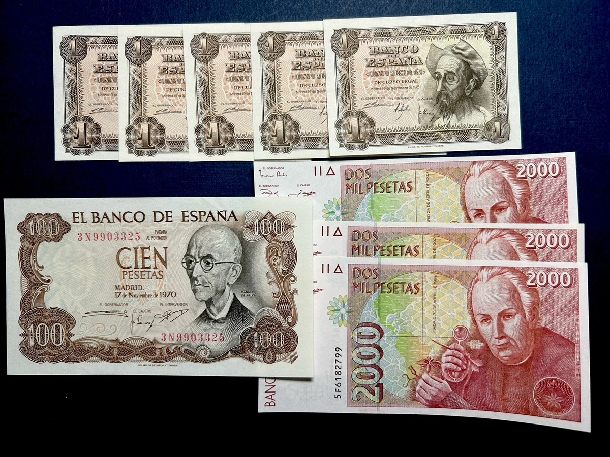 1951 西班牙纸币流通纸币| eBay