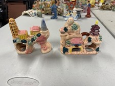 Vintage RARE Aquarium Ornaments, Made in Japan Very Detailed  Lot of 2 