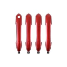 Red 1 Lot Exterior Door Handle Compatible with Toyota RAV4 Highlander Sienna
