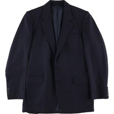 Vintage Christian Dior MONSIEUR Striped Wool Tailored Jacket Made in England...