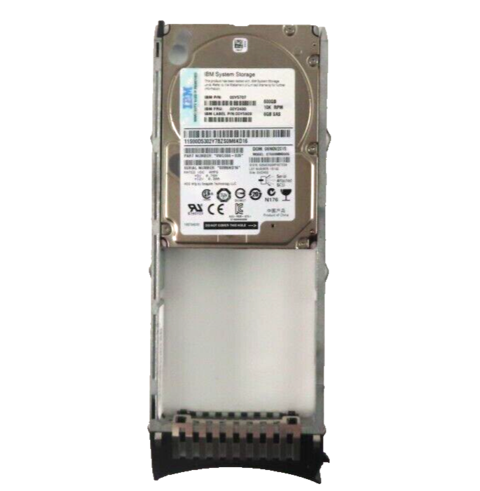 600GB SAS 2.5"" 10K 6Gb/s HDD - 00Y2430