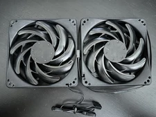 SilverStone 120mm x 15mm Black Slim PC Computer Case Fan APA1215L12