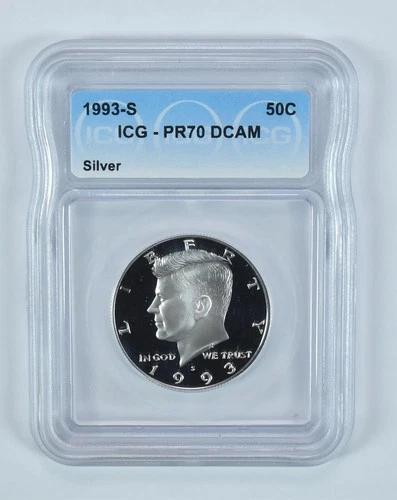 1993-S Kennedy Half Dollar Silver PR70 DCAM ICG *5863