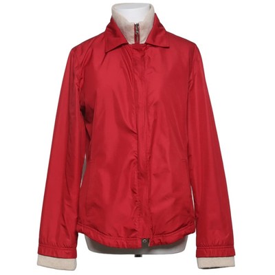 Luciano Barbera, Jacke, Damen, Größe: 46, Rot/Beige, Polyester, Einfarbig #Mtq