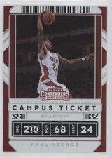 2020 Panini Contenders Draft Picks Variation Campus Ticket Paul George #19 00gy