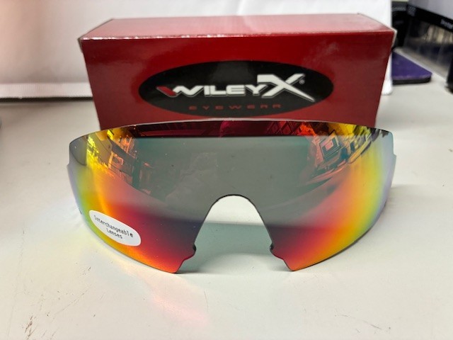 Wiley X 2R Crimson Red Replacement Lens NEW OEM Shooting Glasses