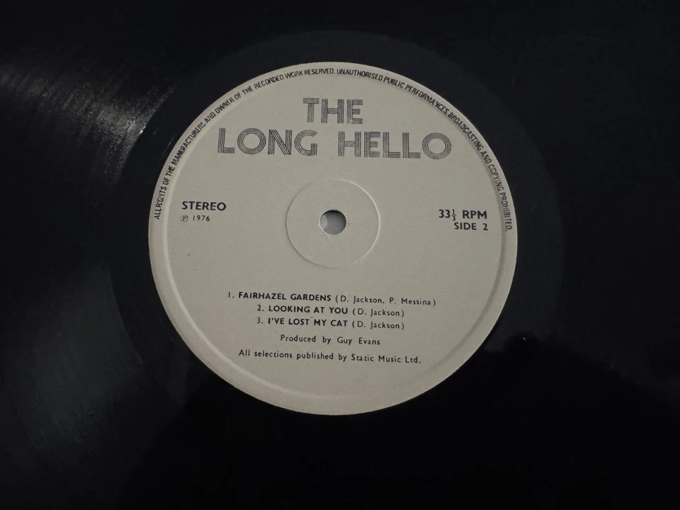 Van Der Graaf Generator ~ The Long Hello ~ Static ~ 1976 ~ UK LP ~ Prog ~ NM - Image 4 of 4