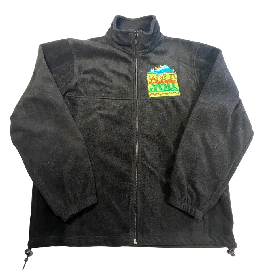 Chaqueta Harriton Fleece Wild About You Baloo Mowgli M Negra Desnuda Necesidad Acogedora Foto 2 de 4