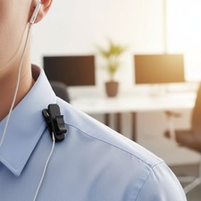 Versatile Black Headphone Clips: Perfect for Cord Management Anywhere - 12 Pack