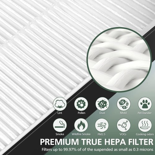 2 Pack A2 H13 HEPA Replacement Filter Compatible with 3M Filtrete Room Air Pu... - Picture 4 of 8