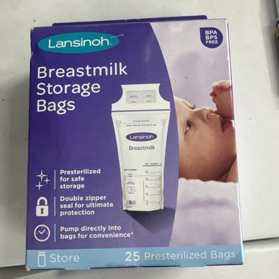 Lansinoh Breastmilk Breast Pump Storage Bag - - 25 COUNT