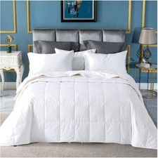 Silky Soft King Down Duvet Insert - Ultra Lightweight & Noiseless Comfort