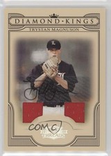 2008 Donruss Threads Materials Signatures 1/25 Trystan Magnuson #DK-24 Auto 3h9