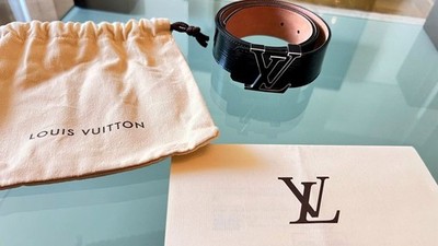 Original Louis Vuitton Gürtel 40 mm Epi-Leder - Originalkaufbeleg - Top Zustand