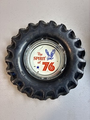 VTG The Spirit of 76 Firestone Tractor R-1 Tire F 151 Ashtray Gum Dipped TRUCKER