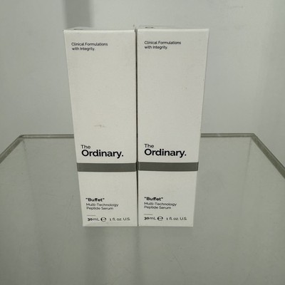 The Ordinary  Buffet  Peptide Serum   2 × 1 fl oz (30 ml each)   Anti-Aging