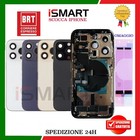 SCOCCA POSTERIORE COMPLETA PER IPHONE 14 PRO TELAIO+VETRO+FLEX BACK COVER