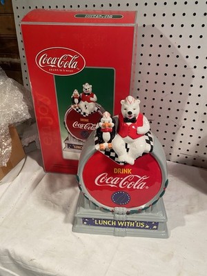 coca cola collectibles Cookie Jar Lunch With Us In Original Box