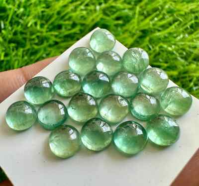 AAA+ 6mm Natural Mint Kyanite Round Cabochon Loose Gemstone 20pcs Lot