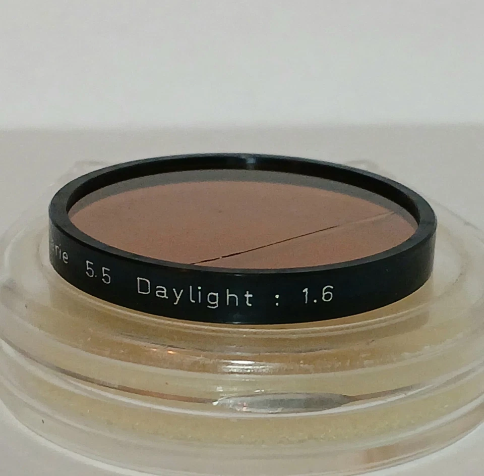 RARO! Cámara fotográfica vintage SUPER 16 BOLEX serie 5,5 filtro de luz diurna SWITAR 10 mm Foto 4 de 4