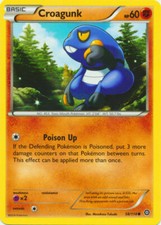 Croagunk - 58/114 - Common - Pokemon Steam Siege