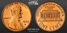 1977 S LINCOLN CENT PROOF 1C PF69 RD ULTRA CAMEO NGC Photo Vision® Plus SKU 3123