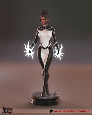 Monica Rambeau (Photon) Statue 3D Print Unpainted/Unassembled
