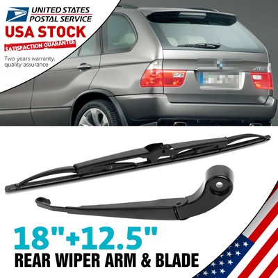 Waterproof  18''+12.5'' Super Clean Windshield Rear Wiper Blades Set OEM#replace