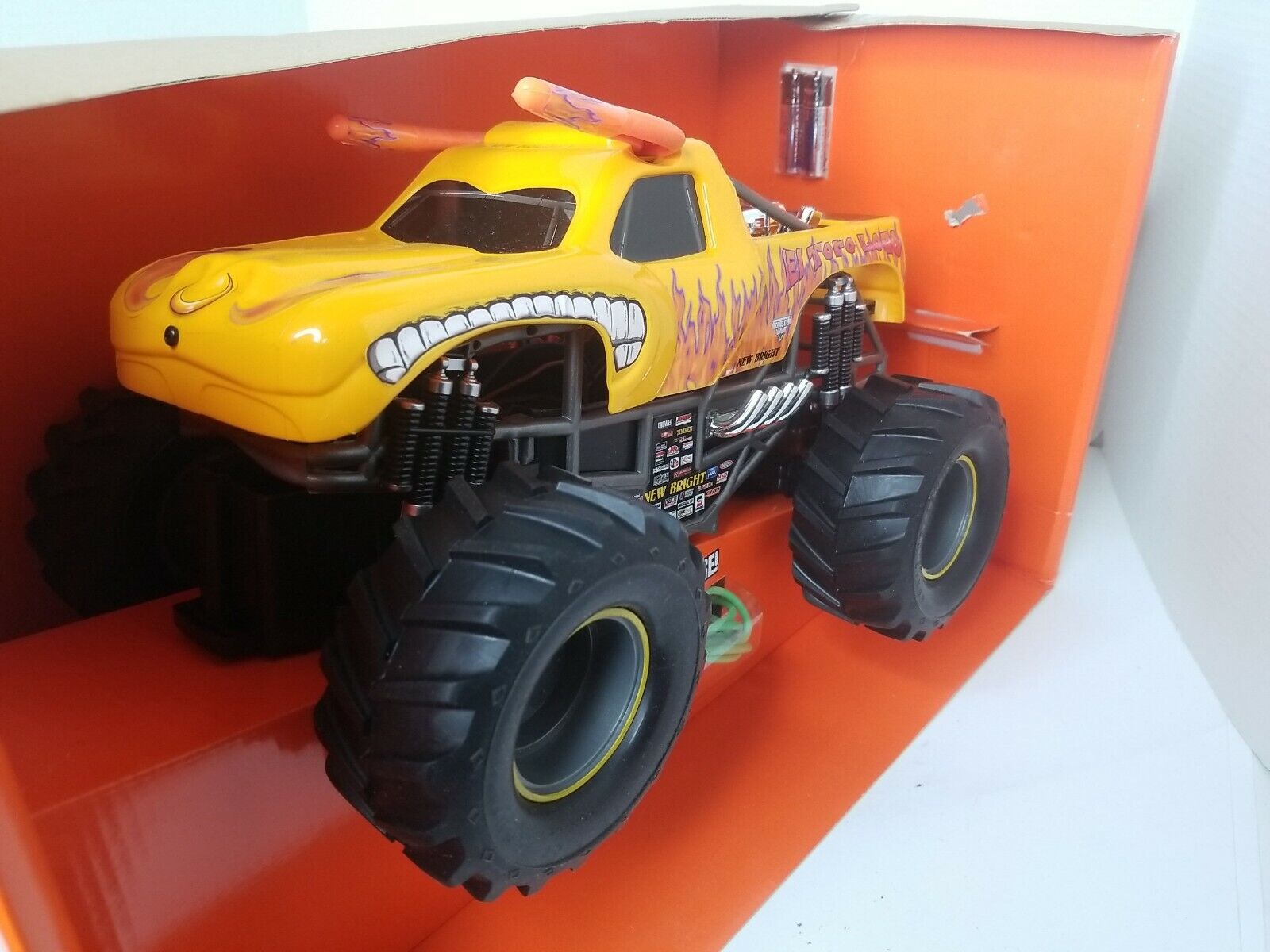 Brinquedo touro louco do monster truck controle remoto, extra