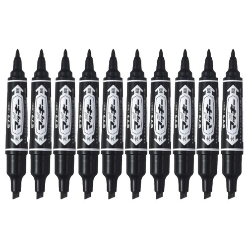 Zebra permanent marker high McKee B-MO-150-MC-BK Black 10 pieces