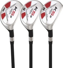 Senior Ladies Majek Golf All Hybrid Partial Set 8-PW Lady Flex Utility Clubs