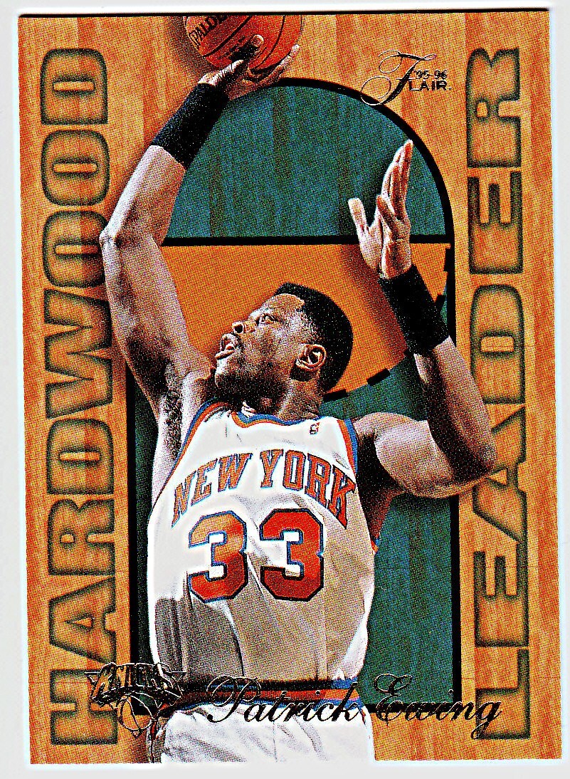 NBAカード　panini Patrick Ewing 1of1 1995-96 FLAIR HARDWOOD LEADER #18 PATRICK EWING New York Knicks