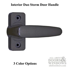 Inside Handle, 5/16 Inch Square Spindle, Interior Duo Latch Storm Door Hardware