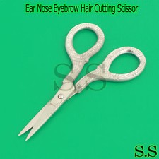 Ear Nose Eyebrow Hair Cutting Scissor Shears Beauty Tool